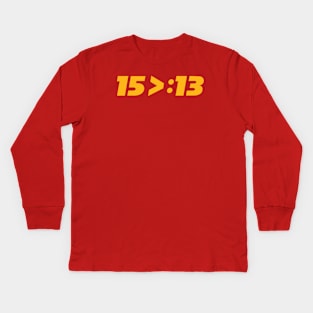 Mahomes Is Greater Than Kids Long Sleeve T-Shirt